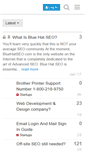 Mobile Screenshot of bluehatseo.com