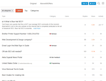 Tablet Screenshot of bluehatseo.com